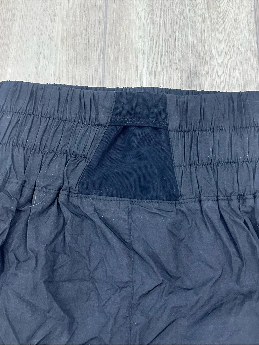 Free people movement the way home run high rise shorts small black and grey